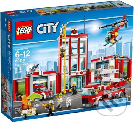 LEGO City Fire 60110 Hasičská stanica, LEGO, 2016