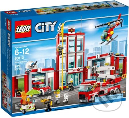 Spoločenská hra: LEGO City Fire 60110 Hasičská stanica (LEGO). LEGO, 2016 Spoločenská hra: LEGO City Fire 60110 Hasičská stanica (LEGO). LEGO, 2016
