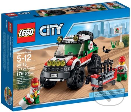 Spoločenská hra: LEGO City Great Vehicles 60115 Terénne vozidlo 4 x 4 (LEGO). LEGO, 2016 Spoločenská hra: LEGO City Great Vehicles 60115 Terénne vozidlo 4 x 4 (LEGO). LEGO, 2016
