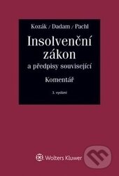 Kniha: Insolvenční zákon a předpisy související (Alexandr Dadam, Jan Kozák a Lukáš Pachl). Wolters Kluwer ČR, 2016 Kniha: Insolvenční zákon a předpisy související (Alexandr Dadam, Jan Kozák a Lukáš Pachl). Wolters Kluwer ČR, 2016