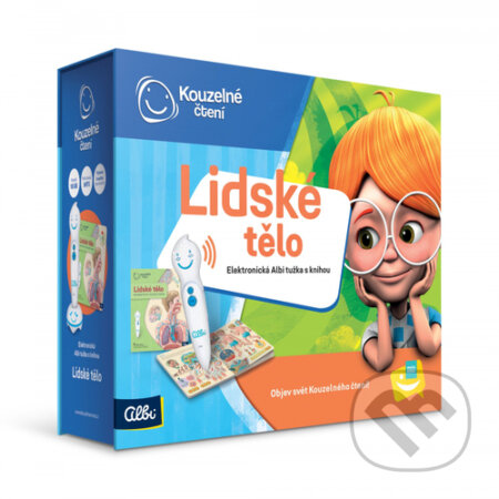 Spoločenská hra: Kouzelné čtení: Kniha Lidské telo s elektronickou tužkou ALBI 1.0 CZ (Albi). Albi, 2021 Spoločenská hra: Kouzelné čtení: Kniha Lidské telo s elektronickou tužkou ALBI 1.0 CZ (Albi). Albi, 2021