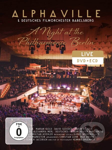 Film: Alphaville: A Night At The Philharmonie Berlin (Alphaville) (DVD). Hudobné albumy, 2023 Film: Alphaville: A Night At The Philharmonie Berlin (Alphaville) (DVD). Hudobné albumy, 2023