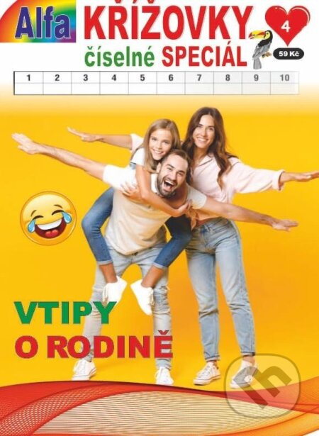 Kniha: Křížovky číselné speciál 4/2023 - Vtipy o rodině (Alfasoft). Alfasoft, 2023 Kniha: Křížovky číselné speciál 4/2023 - Vtipy o rodině (Alfasoft). Alfasoft, 2023