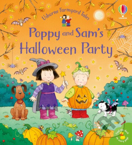 Poppy and Sam&#039;s Halloween Party - Sam Taplin, Simon Taylor-Kielty (ilustrátor), Usborne, 2019