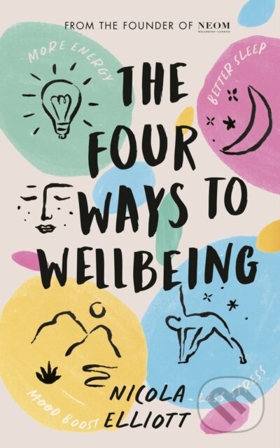 Kniha: The Four Ways to Wellbeing (Nicola Elliott). Penguin Books, 2024 Kniha: The Four Ways to Wellbeing (Nicola Elliott). Penguin Books, 2024