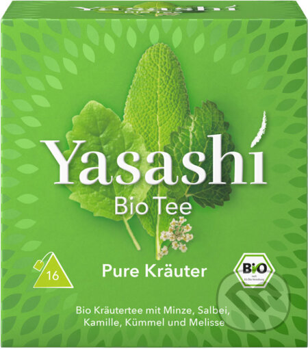 Kávy a čaje: Yasashi BIO Pure Herbs (Yasashi). Yasashi, 2023 Kávy a čaje: Yasashi BIO Pure Herbs (Yasashi). Yasashi, 2023