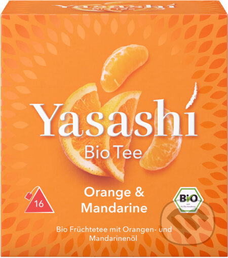 Kávy a čaje: Yasashi BIO Orange & Mandarine (Yasashi). Yasashi, 2023 Kávy a čaje: Yasashi BIO Orange & Mandarine (Yasashi). Yasashi, 2023