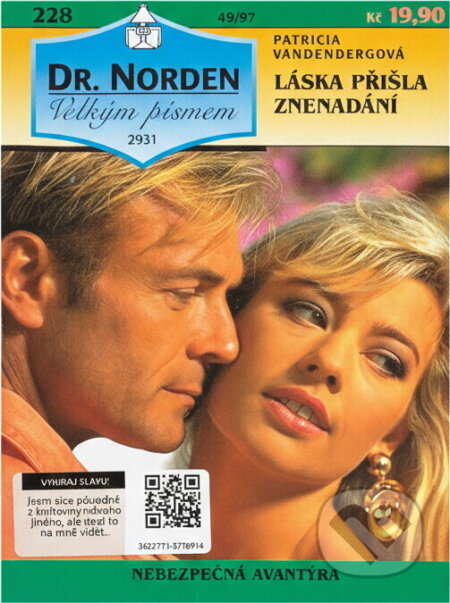 Kniha: Láska přišla znenadání (Patricia Vandenberg). , 1997 Kniha: Láska přišla znenadání (Patricia Vandenberg). , 1997