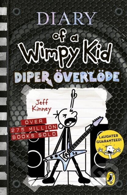 Kniha: Diper Överlöde (Jeff Kinney). Puffin Books, 2024 Kniha: Diper Överlöde (Jeff Kinney). Puffin Books, 2024