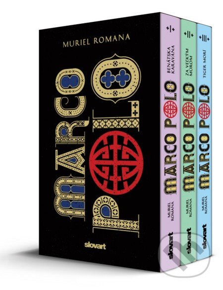 Kniha: Marco Polo (3-dielny set trilógie) (Muriel Romana). Slovart, 2016 Kniha: Marco Polo (3-dielny set trilógie) (Muriel Romana). Slovart, 2016