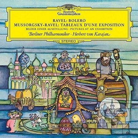 Hudobné CD: Modest P. Mussorgsky, Maurice Ravel: Pictures at an Exhibition, Bolero LP (Universal Music). Universal Music, 2016 Hudobné CD: Modest P. Mussorgsky, Maurice Ravel: Pictures at an Exhibition, Bolero LP (Universal Music). Universal Music, 2016