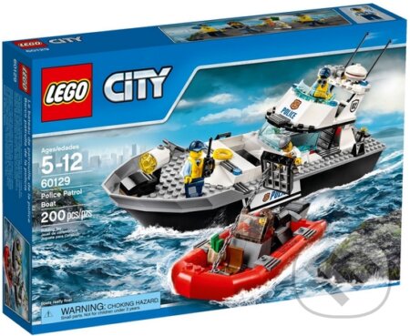 LEGO City Police 60129 Policajná hliadková loď, LEGO, 2016