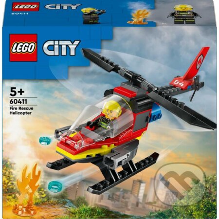 LEGO® City 60411 Hasičský záchranný vrtuľník, LEGO, 2024