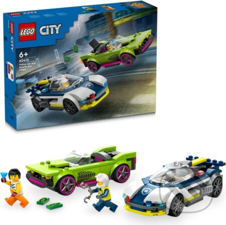 Společenská hra: LEGO® City 60415 Naháňačka policajného auta a športiak (LEGO). LEGO, 2024 Společenská hra: LEGO® City 60415 Naháňačka policajného auta a športiak (LEGO). LEGO, 2024