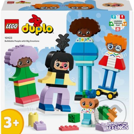 Spoločenská hra: LEGO® DUPLO® 10423 Zostaviteľní ľudia s veľkými emóciami (LEGO). LEGO, 2024 Spoločenská hra: LEGO® DUPLO® 10423 Zostaviteľní ľudia s veľkými emóciami (LEGO). LEGO, 2024