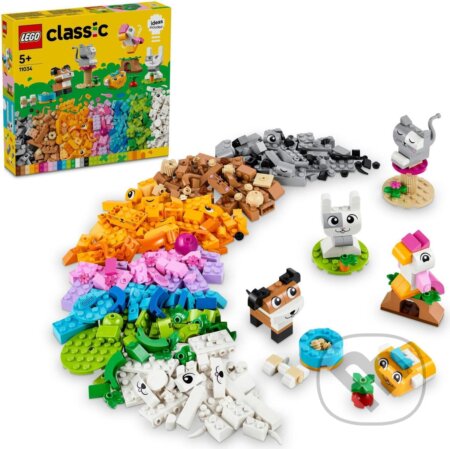 Spoločenská hra: LEGO® Classic 11034 Tvorivé domáce zvieratká (LEGO). LEGO, 2024 Spoločenská hra: LEGO® Classic 11034 Tvorivé domáce zvieratká (LEGO). LEGO, 2024