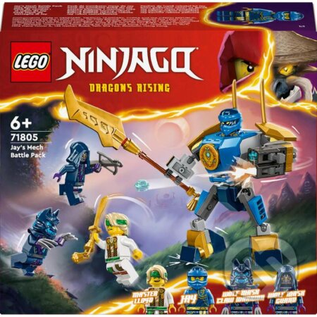 Spoločenská hra: LEGO® NINJAGO® 71805 Bojový balíček Jayovho robota (LEGO). LEGO, 2024 Spoločenská hra: LEGO® NINJAGO® 71805 Bojový balíček Jayovho robota (LEGO). LEGO, 2024