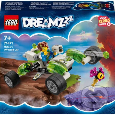 Společenská hra: LEGO® DREAMZzz™ 71471 Mateo a jeho terénne auto (LEGO). LEGO, 2024 Společenská hra: LEGO® DREAMZzz™ 71471 Mateo a jeho terénne auto (LEGO). LEGO, 2024