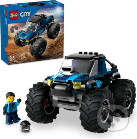 Spoločenská hra: LEGO® City 60402 Modrý monster truck (LEGO). LEGO, 2024 Spoločenská hra: LEGO® City 60402 Modrý monster truck (LEGO). LEGO, 2024