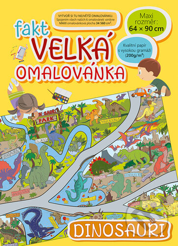Kniha: Fakt velká omalovánka - Dinosauři (Baloušek). Baloušek, 2024 Kniha: Fakt velká omalovánka - Dinosauři (Baloušek). Baloušek, 2024