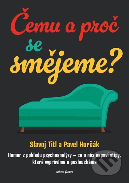 Kniha: Čemu a proč se smějeme? (Pavel Horčák a Slavoj Titl). Mladá fronta, 2024 Kniha: Čemu a proč se smějeme? (Pavel Horčák a Slavoj Titl). Mladá fronta, 2024