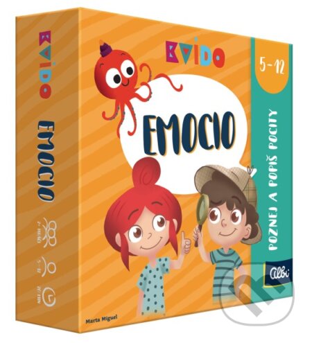 Společenská hra: Kvído - Emocio (Marta Miguel). Albi Společenská hra: Kvído - Emocio (Marta Miguel). Albi