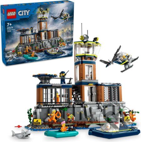Spoločenská hra: LEGO® City 60419 Polícia a väzenie na ostrove (LEGO). LEGO, 2024 Spoločenská hra: LEGO® City 60419 Polícia a väzenie na ostrove (LEGO). LEGO, 2024