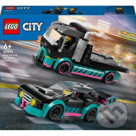 Spoločenská hra: LEGO® City 60406 Kamión s pretekárskym autom (LEGO). LEGO, 2024 Spoločenská hra: LEGO® City 60406 Kamión s pretekárskym autom (LEGO). LEGO, 2024