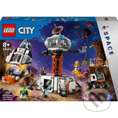 Spoločenská hra: LEGO® City 60434 Vesmírna základňa a štartovacia plošina pre raketu (LEGO). LEGO, 2024 Spoločenská hra: LEGO® City 60434 Vesmírna základňa a štartovacia plošina pre raketu (LEGO). LEGO, 2024
