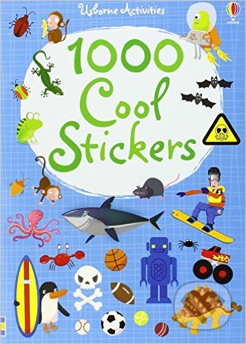 Kniha: 1000 Cool Stickers (Fiona Watt). Usborne, 2014 Kniha: 1000 Cool Stickers (Fiona Watt). Usborne, 2014