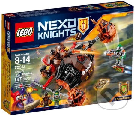 LEGO Nexo Knights 70313 Moltorův lávový drtič, LEGO, 2016