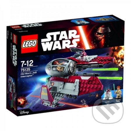 Spoločenská hra: LEGO Star Wars 75135 Obi-Wan’s Jedi Interceptor (Obi-Wanova Jedijská stíhačka) (LEGO). LEGO, 2016 Spoločenská hra: LEGO Star Wars 75135 Obi-Wan’s Jedi Interceptor (Obi-Wanova Jedijská stíhačka) (LEGO). LEGO, 2016