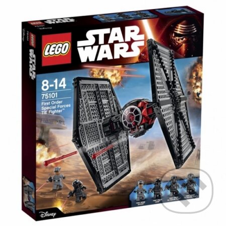 Spoločenská hra: LEGO Star Wars 75101 First Order Special Forces TIE fighter (Stíhačka TIE špeciálnych jednotiek Prvého radu) (LEGO). LEGO, 2016 Spoločenská hra: LEGO Star Wars 75101 First Order Special Forces TIE fighter (Stíhačka TIE špeciálnych jednotiek Prvého radu) (LEGO). LEGO, 2016