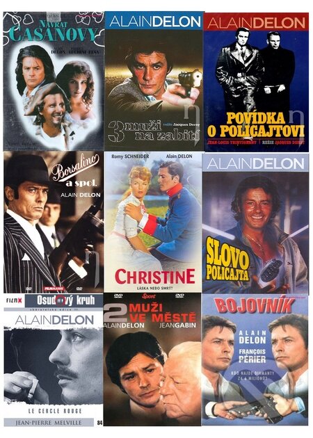 Film: 9 x Alain Delon (Hollywood) (DVD). Hollywood, 2016 Film: 9 x Alain Delon (Hollywood) (DVD). Hollywood, 2016