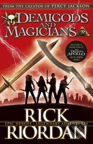 Kniha: Demigods and Magicians (Rick Riordan). Puffin Books, 2016 Kniha: Demigods and Magicians (Rick Riordan). Puffin Books, 2016
