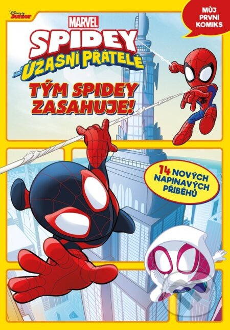 Kniha: Marvel: Spidey a jeho úžasní přátelé: Můj první komiks (Autorský kolektiv). Egmont ČR, 2024 Kniha: Marvel: Spidey a jeho úžasní přátelé: Můj první komiks (Autorský kolektiv). Egmont ČR, 2024