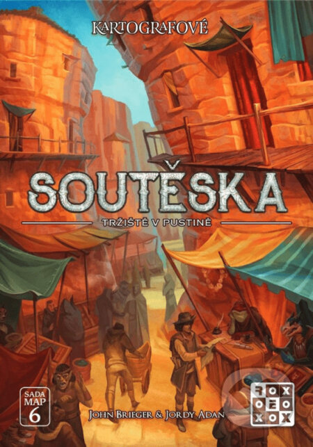 Spoločenská hra: Kartografové: Soutěska - Tržiště v pustine (sada máp 6) (John Brieger a Jordy Adan). REXhry, 2024 Spoločenská hra: Kartografové: Soutěska - Tržiště v pustine (sada máp 6) (John Brieger a Jordy Adan). REXhry, 2024
