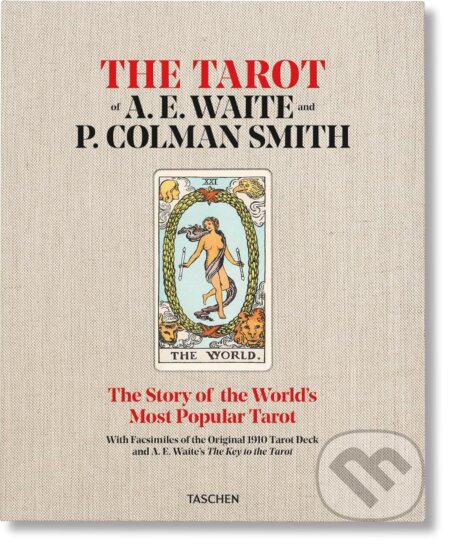 Kniha: The Tarot of A. E. Waite and P. Colman Smith (Johannes Fiebig, Mary K. Greer, Rachel Pollack a Robert A. Gilbert). Taschen, 2023 Kniha: The Tarot of A. E. Waite and P. Colman Smith (Johannes Fiebig, Mary K. Greer, Rachel Pollack a Robert A. Gilbert). Taschen, 2023