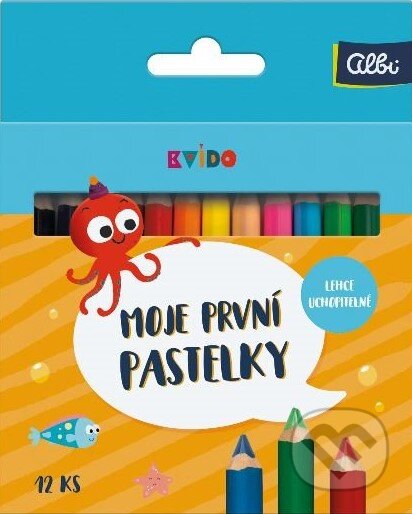 Společenská hra: Kvído - Moje první pastelky (Albi). Albi, 2024 Společenská hra: Kvído - Moje první pastelky (Albi). Albi, 2024