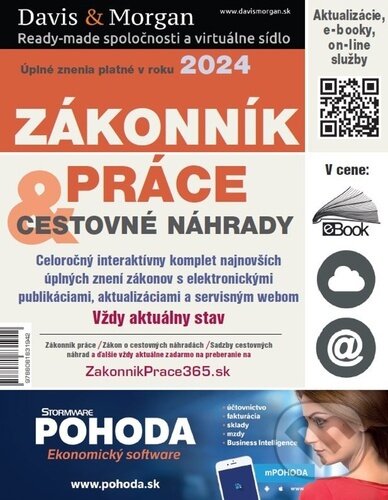 Kniha: Zákonník práce a Cestovné náhrady 2024 (DonauMedia). DonauMedia, 2024 Kniha: Zákonník práce a Cestovné náhrady 2024 (DonauMedia). DonauMedia, 2024