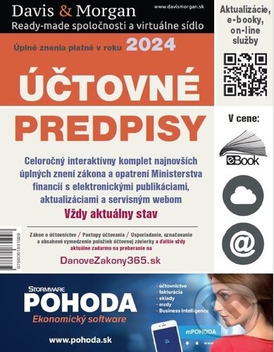 Kniha: Účtovné predpisy 2024 (DonauMedia). DonauMedia, 2024 Kniha: Účtovné predpisy 2024 (DonauMedia). DonauMedia, 2024