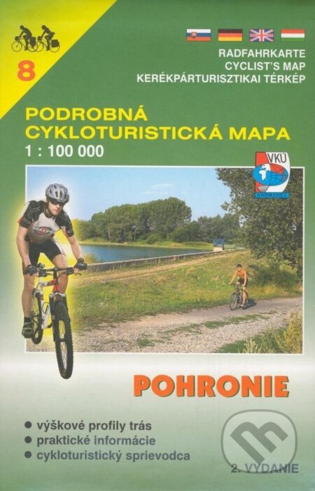 VKUC 8 cyklo Pohronie 1:100 000 / cyklomapa (VKÚ Harmanec). VKÚ Harmanec VKUC 8 cyklo Pohronie 1:100 000 / cyklomapa (VKÚ Harmanec). VKÚ Harmanec