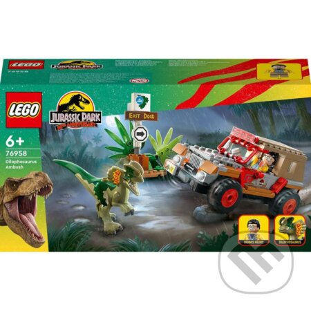 Spoločenská hra: LEGO® Jurassic World™ 76958 Útok dilophosaura (LEGO). LEGO, 2024 Spoločenská hra: LEGO® Jurassic World™ 76958 Útok dilophosaura (LEGO). LEGO, 2024