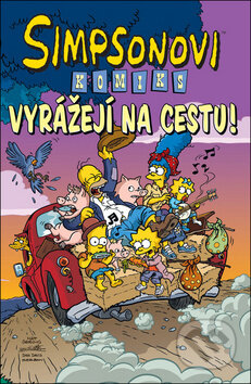 Kniha: Simpsonovi: Vyrážejí na cestu! (Matt Groening). Crew, 2016 Kniha: Simpsonovi: Vyrážejí na cestu! (Matt Groening). Crew, 2016