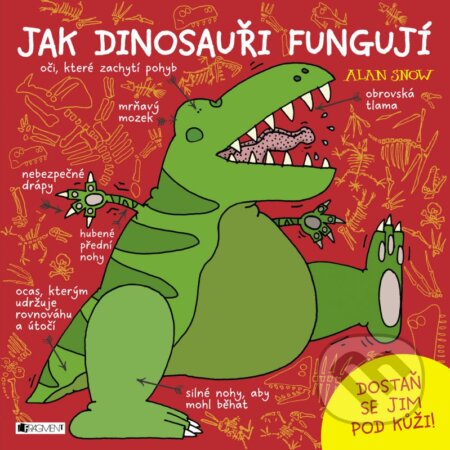 Kniha: Jak dinosauři fungují (Alan Snow). Nakladatelství Fragment, 2016 Kniha: Jak dinosauři fungují (Alan Snow). Nakladatelství Fragment, 2016