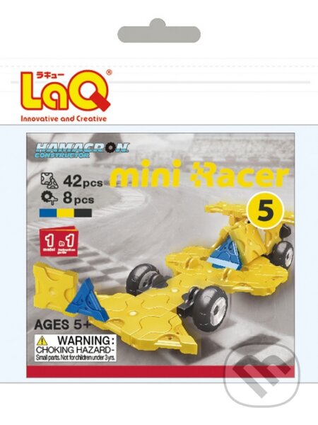 LaQ HC Mini Racer Žltý, LaQ, 2016
