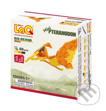Spoločenská hra: LaQ stavebnica Dinosaur World mini Pteranodon (LaQ). LaQ, 2016 Spoločenská hra: LaQ stavebnica Dinosaur World mini Pteranodon (LaQ). LaQ, 2016