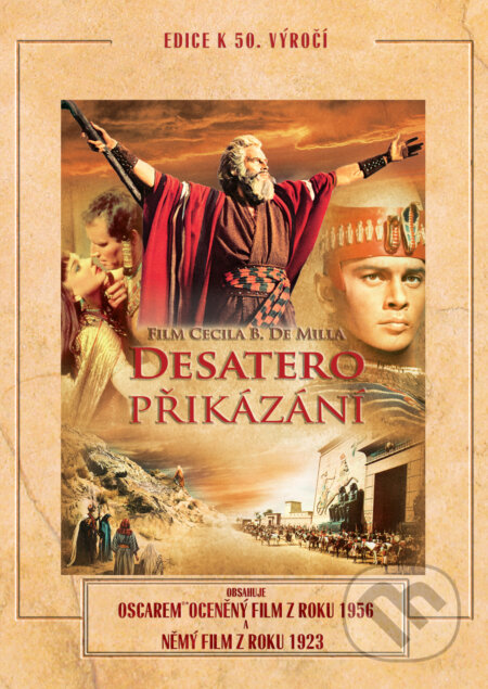 Film: Desatero přikázání - Edice k 50. výročí (Cecil B. DeMille) (DVD). Magicbox, 2024 Film: Desatero přikázání - Edice k 50. výročí (Cecil B. DeMille) (DVD). Magicbox, 2024