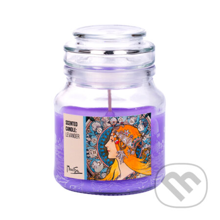 Scented candle: Levander - Mucha - Zodiak (Presco Group). Presco Group, 2023 Scented candle: Levander - Mucha - Zodiak (Presco Group). Presco Group, 2023