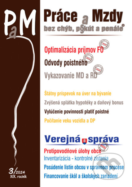 Kniha: Práce a Mzdy bez chýb, pokút a penále č. 3 / 2024 - Delenie príjmov fyzických osôb (Poradca s.r.o.). Poradca s.r.o., 2024 Kniha: Práce a Mzdy bez chýb, pokút a penále č. 3 / 2024 - Delenie príjmov fyzických osôb (Poradca s.r.o.). Poradca s.r.o., 2024